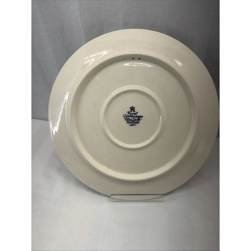 HOLLAND‎ AMERICA LINE THE INAUGURAL MS OOSTERDAM 2003 BLUE DELFT HOLLAND PLATE